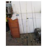 7 fishing poles
