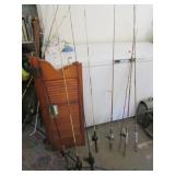 8 fishing poles