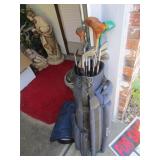 golf clubs,bag & item