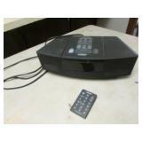 bose clock/radio w/remote (works)