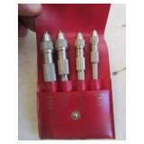lufkin machinest tools w/red case