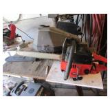 craftsman chainsaw w/case & empty case