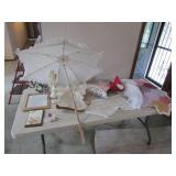 linens,umbrellas & items