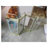 fireplace glass screen