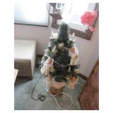 smaller lighted christmas tree