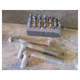 number punches & metal items