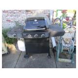gas grill & hose reel