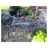 yard bike decoration
