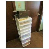 storage containers & items inside