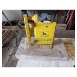 john deere rain gauge (missing glass tube)