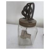 dazey #30 glass butter churn (no handle)