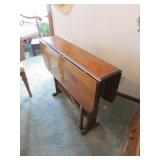 drop leaf lamp table