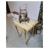 end table & planter rocker on top