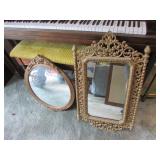 plastic & wooden wall mirrors