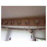 all hand plated plates,cups & decorations