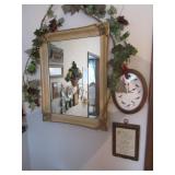 wall mirror,bird clock & hanging