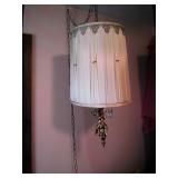 cherub glass prism hanging light