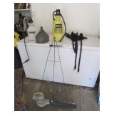 2 yard sprayers,garden hose & funnel