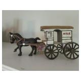 milk wagon w/horse