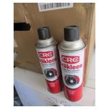2 full cans of brake parts cleaner