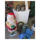 all christmas items incl:santa claus