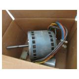 motor in box & 2 items