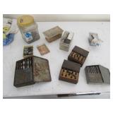 number punches,drill bits & items