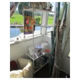 metal rack & all items on it (hammock not included