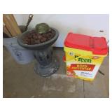 3/4 full weed preventer,flower pot & bucket