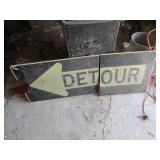 detour sign