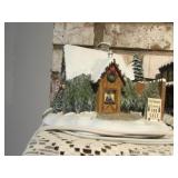 kinkade christmas village