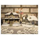 2 kinkade christmas villages