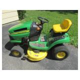 John Deere 115 riding mower 42