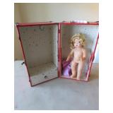 vintage Terri Lee doll w/red trunk