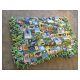 blanket w/golfing