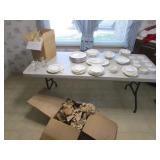 pope gosser estella pattern china set