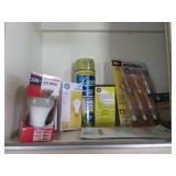 lightbulbs,foam cups & scotch tape
