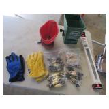 cabinet handles,new mower blade,seeders,gloves