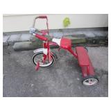 red kids tricycle