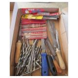 flat of files & drill bits