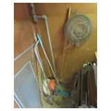fishing poles & fish holder
