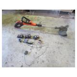 black&decker cordless weedeater w/batterys,charger