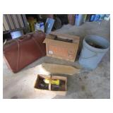 heater,suitcase,mason tools,copper item