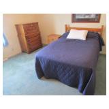 4pc bedroom suit incl:full size mattress&boxspring