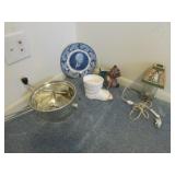 cat planter,lamp,sifter,plate & foot