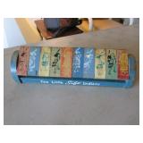 vintage ten little indians wooden toy