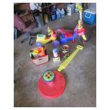 all kids toys & snoopy in the box
