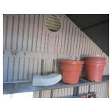flower pots,iron board,wood,items