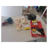 makita & skil sanders,solder gun,sandpaper
