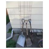 3 shovels